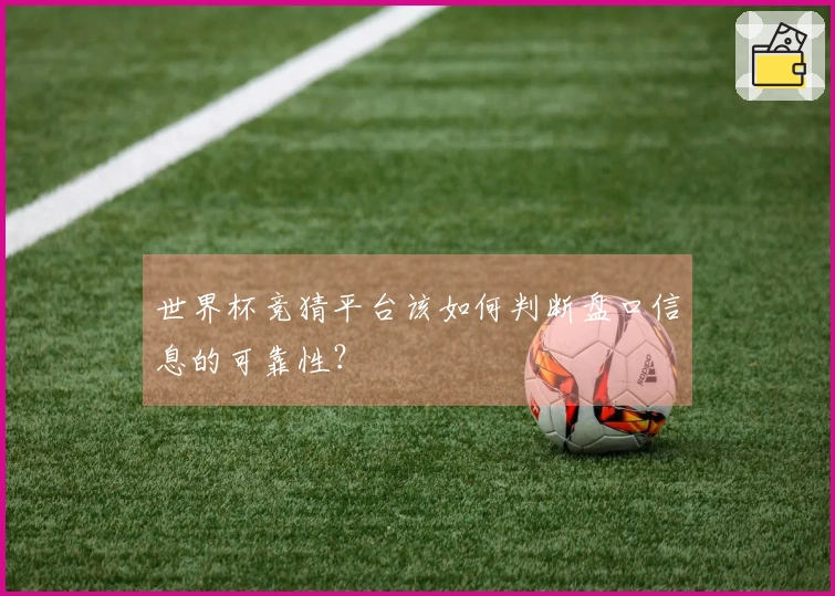 世界杯竞猜平台该如何判断盘口信息的可靠性？